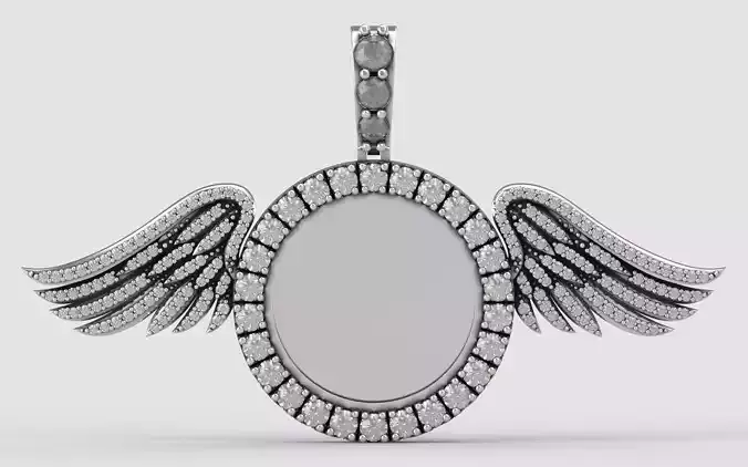 Wings  picture  memory pendant photo 
