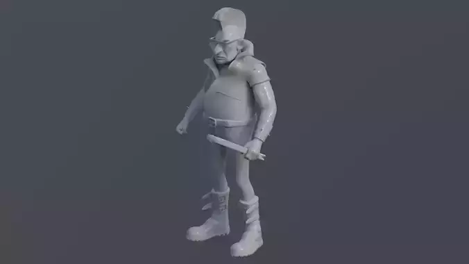 Bebop Pre-mutation  TMNT 1987 Printable