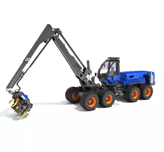 Forestry Harvester 3D model