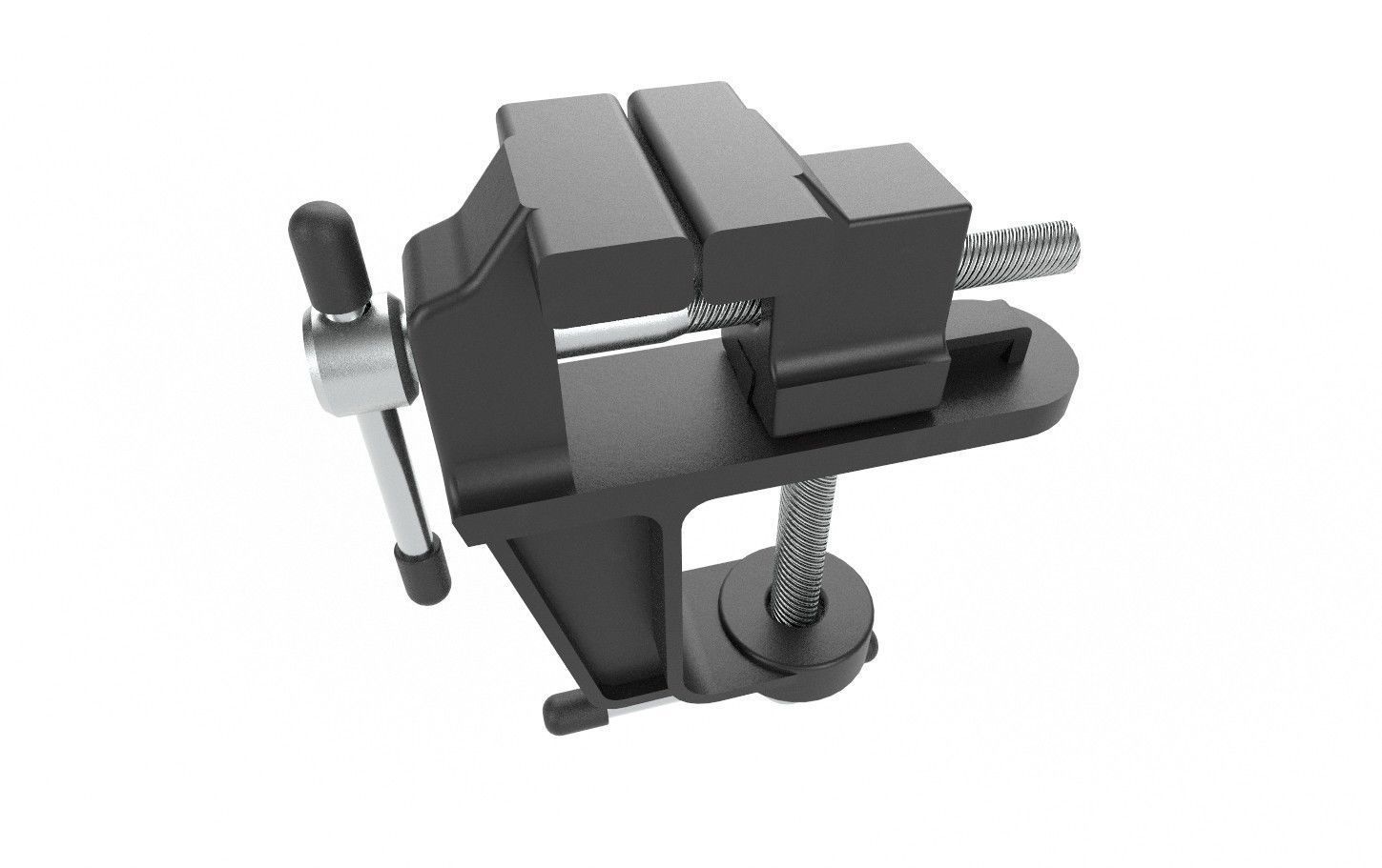 Mini Bench Vice M02 Low-poly 3D model_25