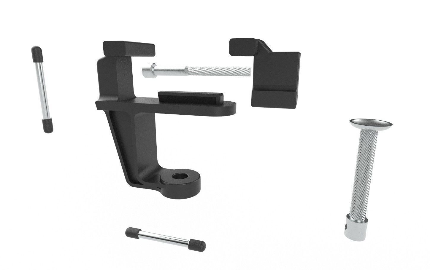 Mini Bench Vice M02 Low-poly 3D model_16