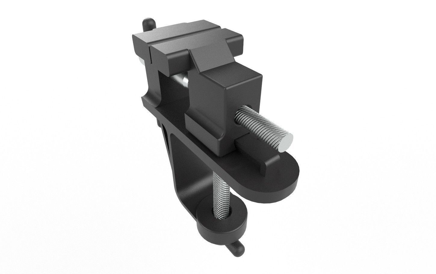 Mini Bench Vice M02 Low-poly 3D model_21