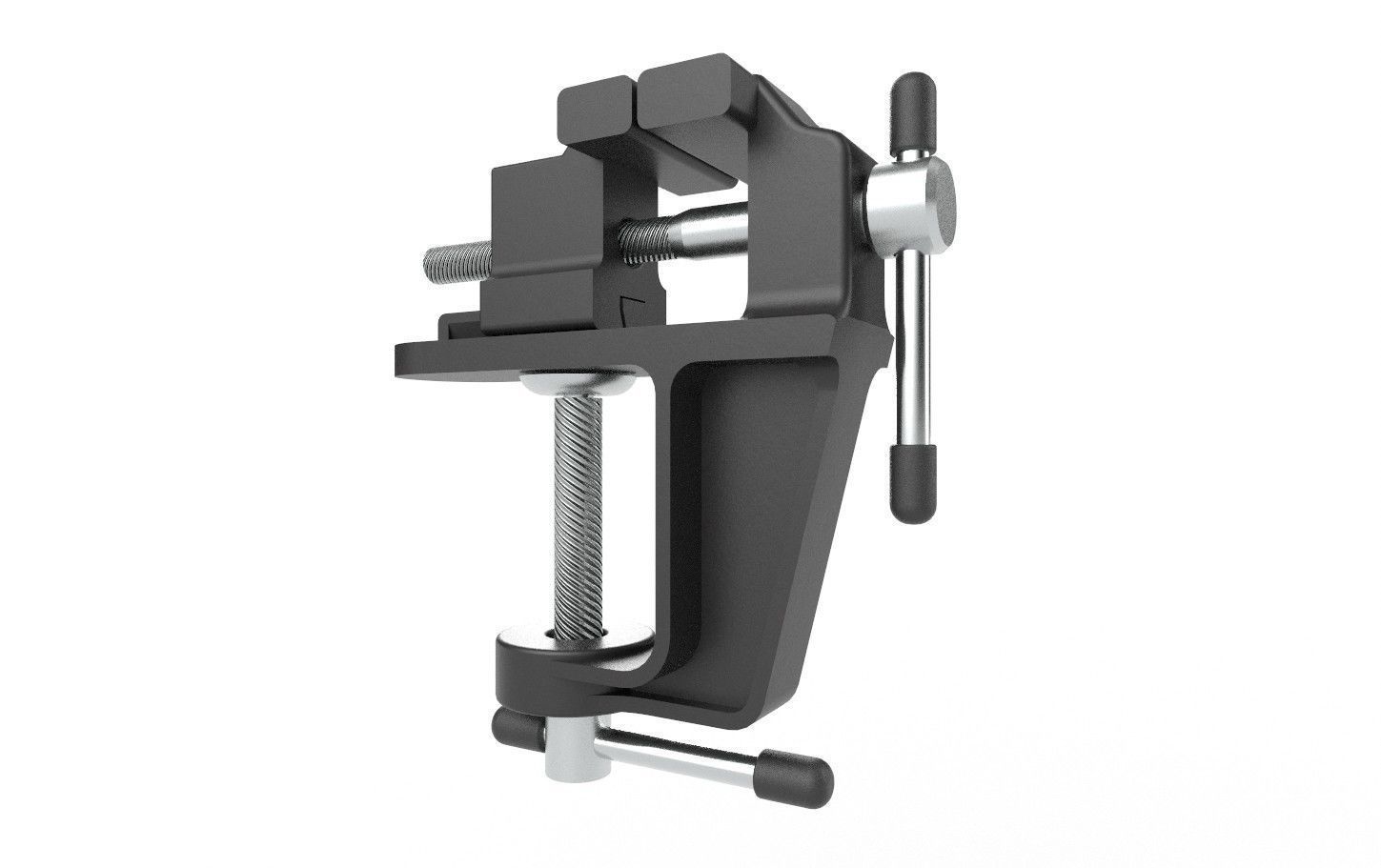 Mini Bench Vice M02 Low-poly 3D model_30