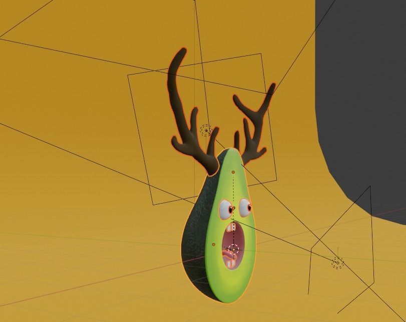 Avacado Boom 3D model_4