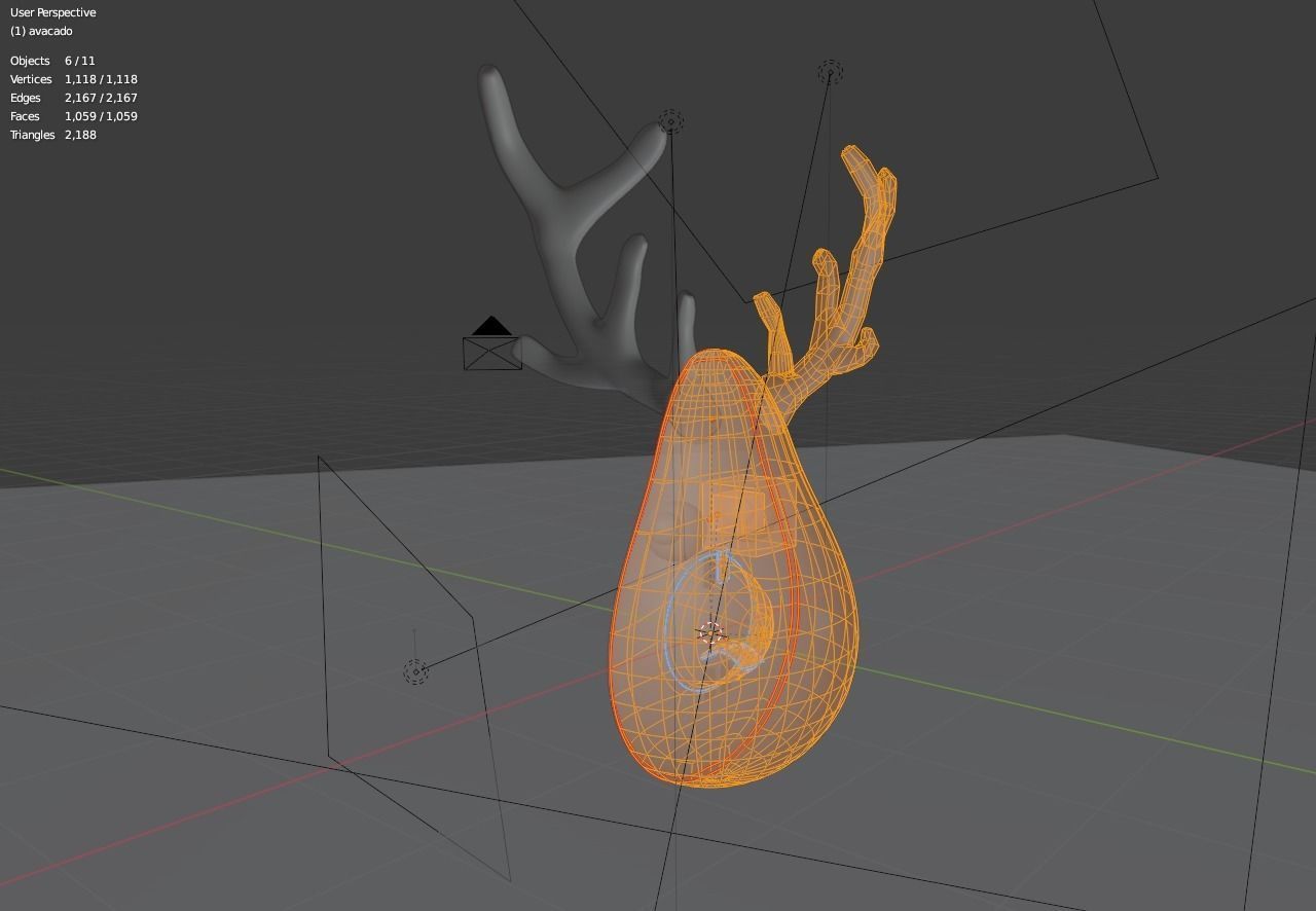 Avacado Boom 3D model_3