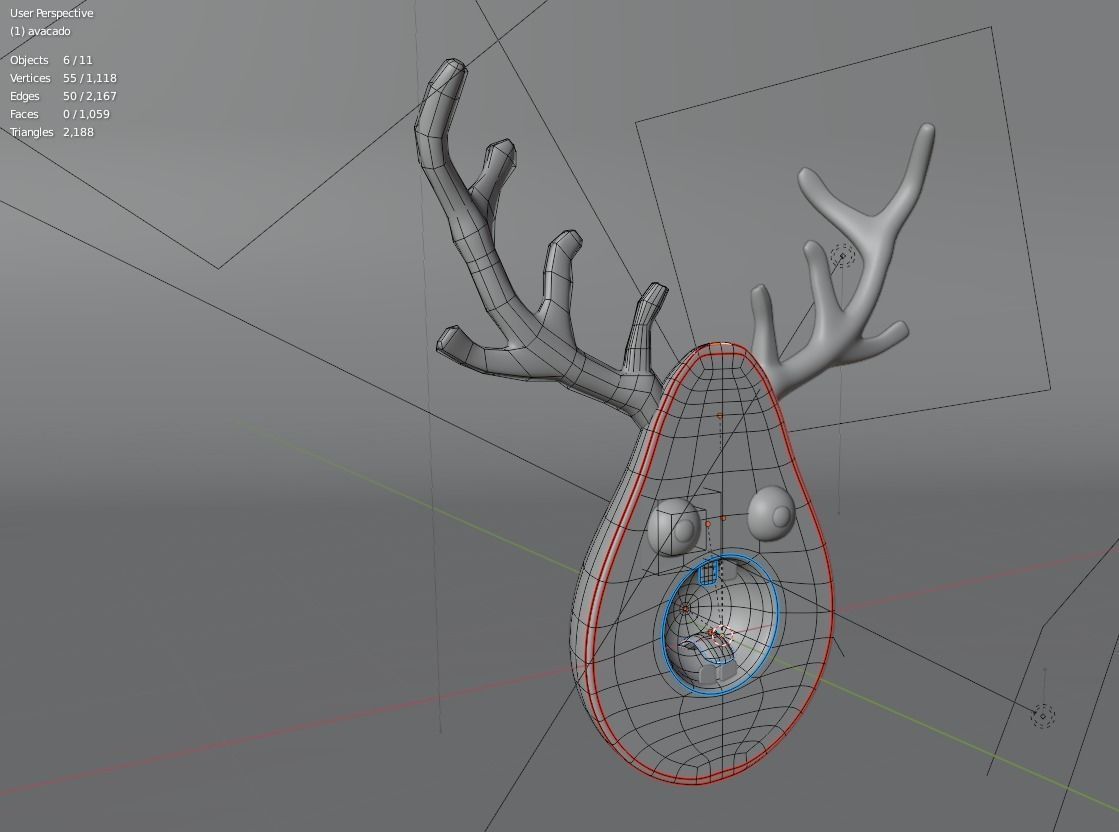 Avacado Boom 3D model_2