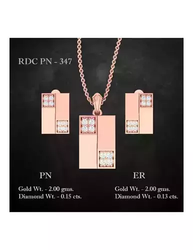 Pendant Earrings combo - 347