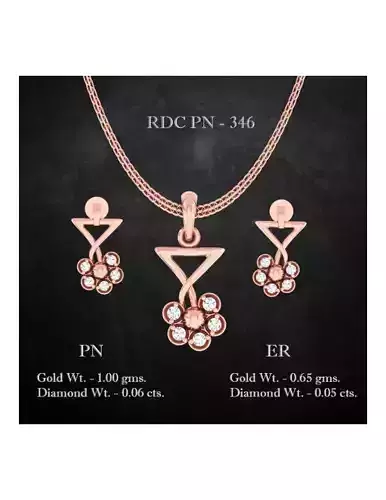 Pendant Earrings combo - 346