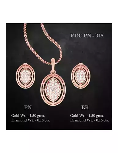 Pendant Earrings combo - 345