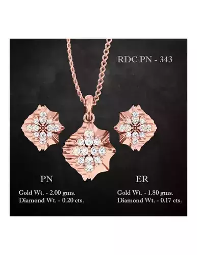 Pendant Earrings combo - 343