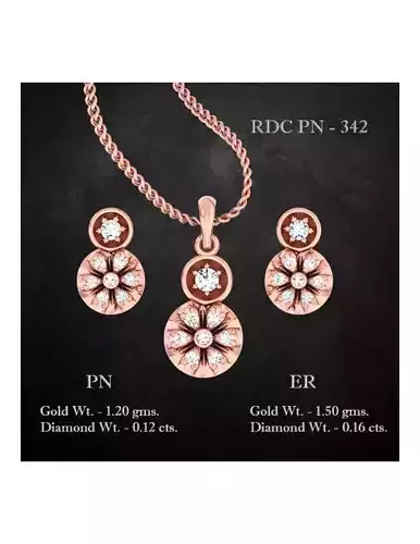 Pendant Earrings combo - 342