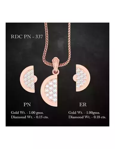 Pendant Earrings combo - 337