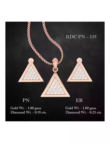 Pendant Earrings combo - 335