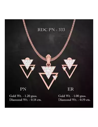 Pendant Earrings combo - 333