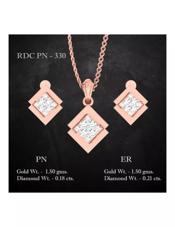 Pendant Earrings combo - 330 3D print model