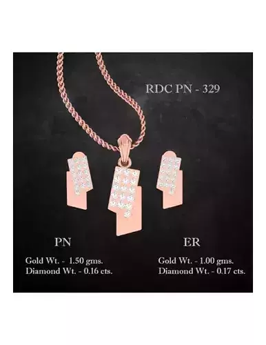Pendant Earrings combo - 329