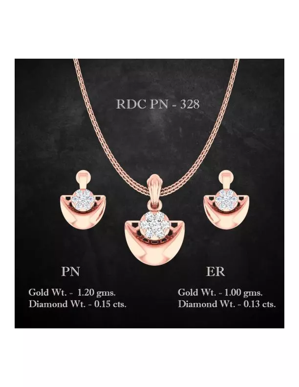 Pendant Earrings combo - 328 3D print model