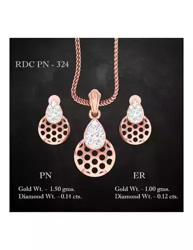Pendant Earrings combo - 324