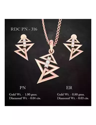 Pendant Earrings combo - 316