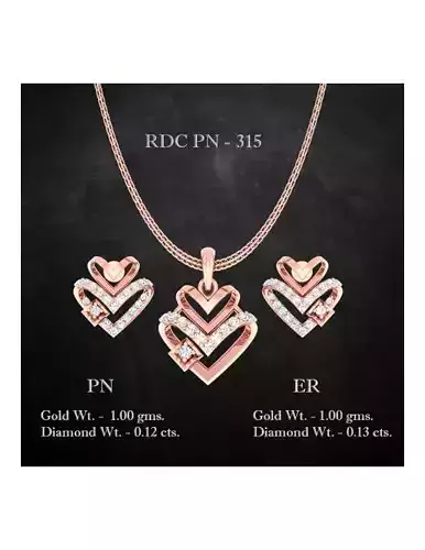 Pendant Earrings combo - 315