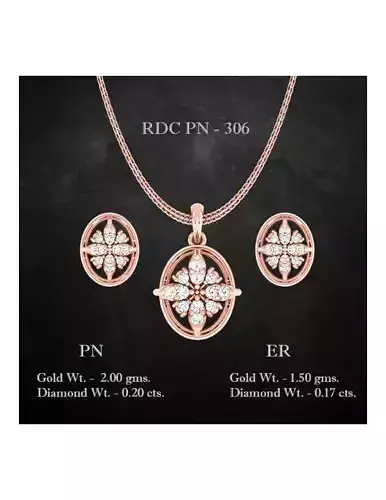 Pendant Earrings combo - 306