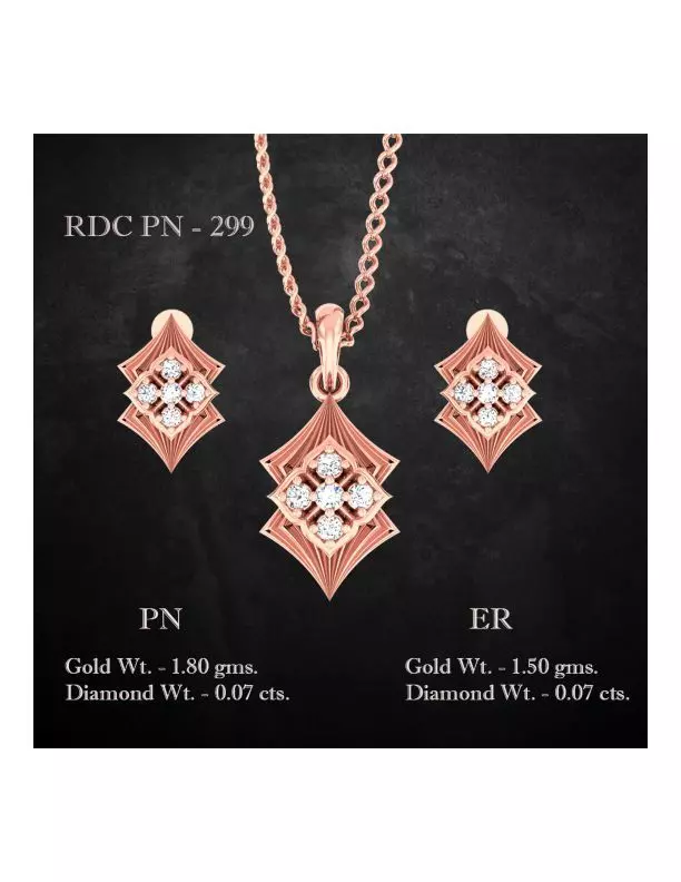 Pendant Earrings combo - 299 3D print model