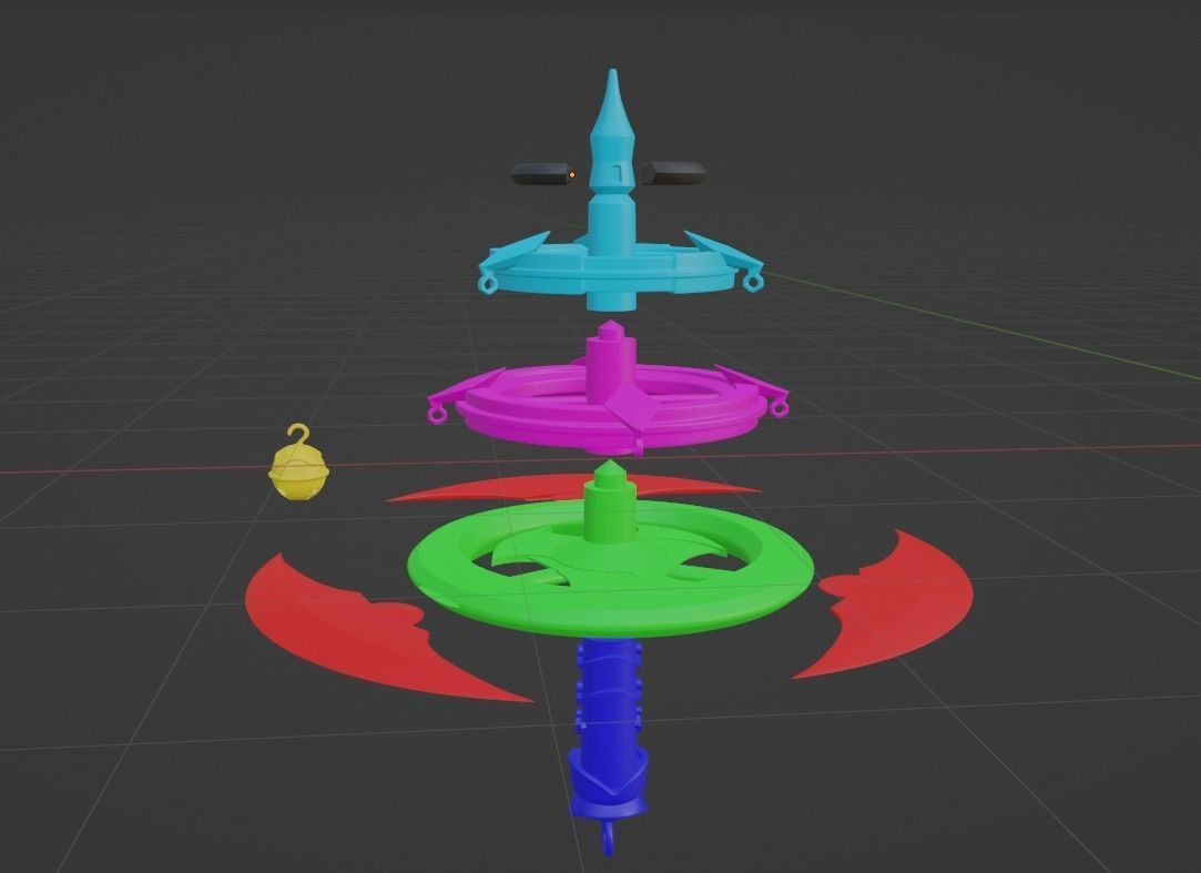 Yae Miko Weapon Genshin Impact Kaguras Verity 3D Print Ready 3D print model_5