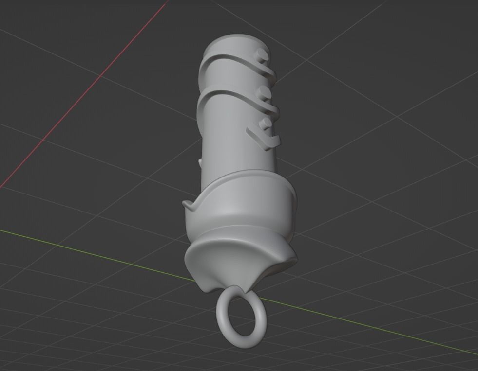 Yae Miko Weapon Genshin Impact Kaguras Verity 3D Print Ready 3D print model_13