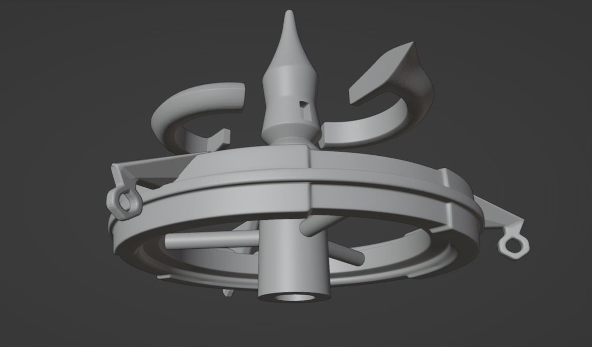 Yae Miko Weapon Genshin Impact Kaguras Verity 3D Print Ready 3D print model_7