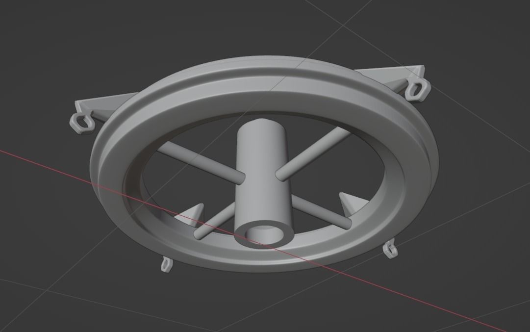 Yae Miko Weapon Genshin Impact Kaguras Verity 3D Print Ready 3D print model_9