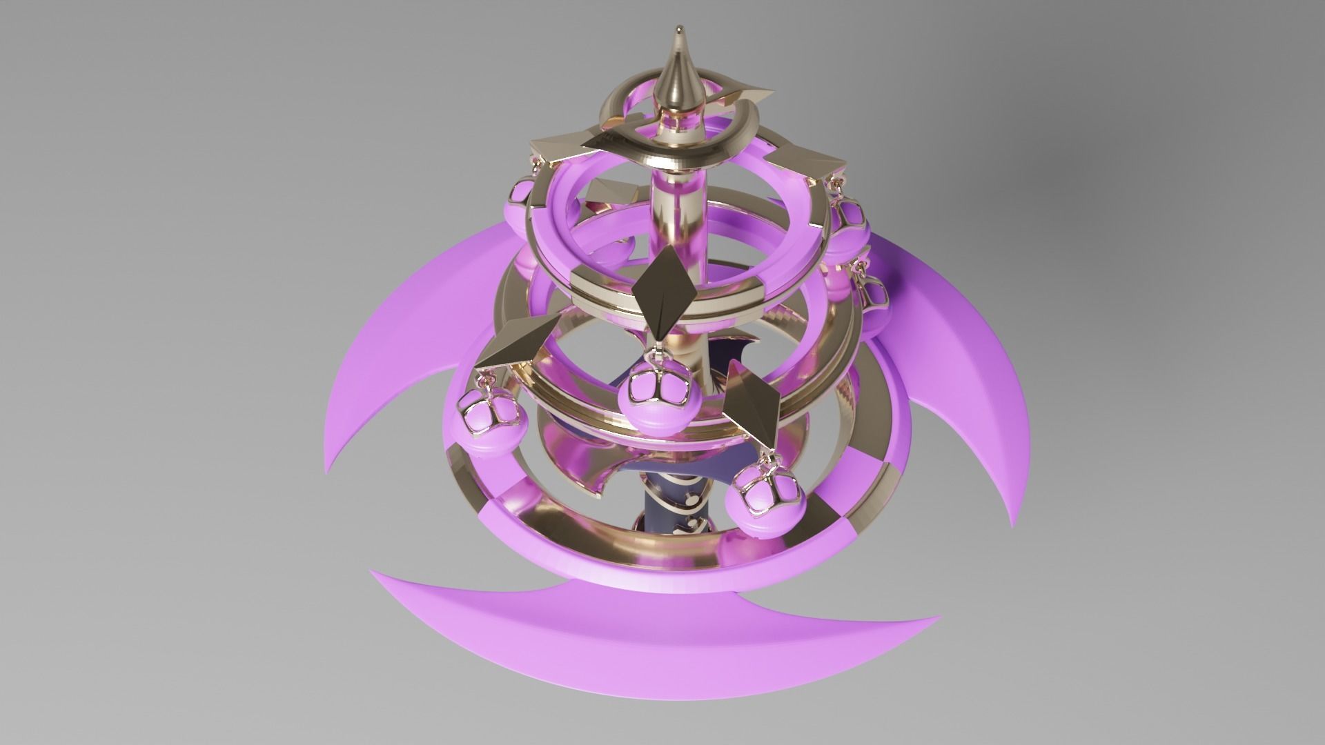 Yae Miko Weapon Genshin Impact Kaguras Verity 3D Print Ready 3D print model_2