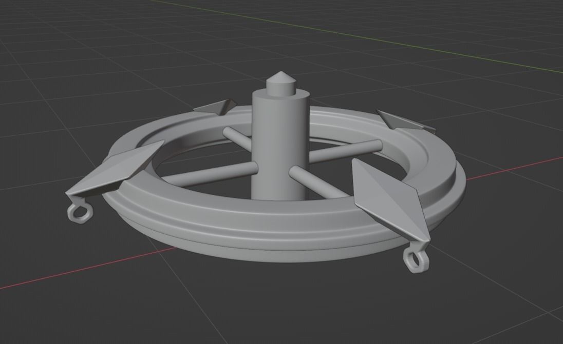 Yae Miko Weapon Genshin Impact Kaguras Verity 3D Print Ready 3D print model_8