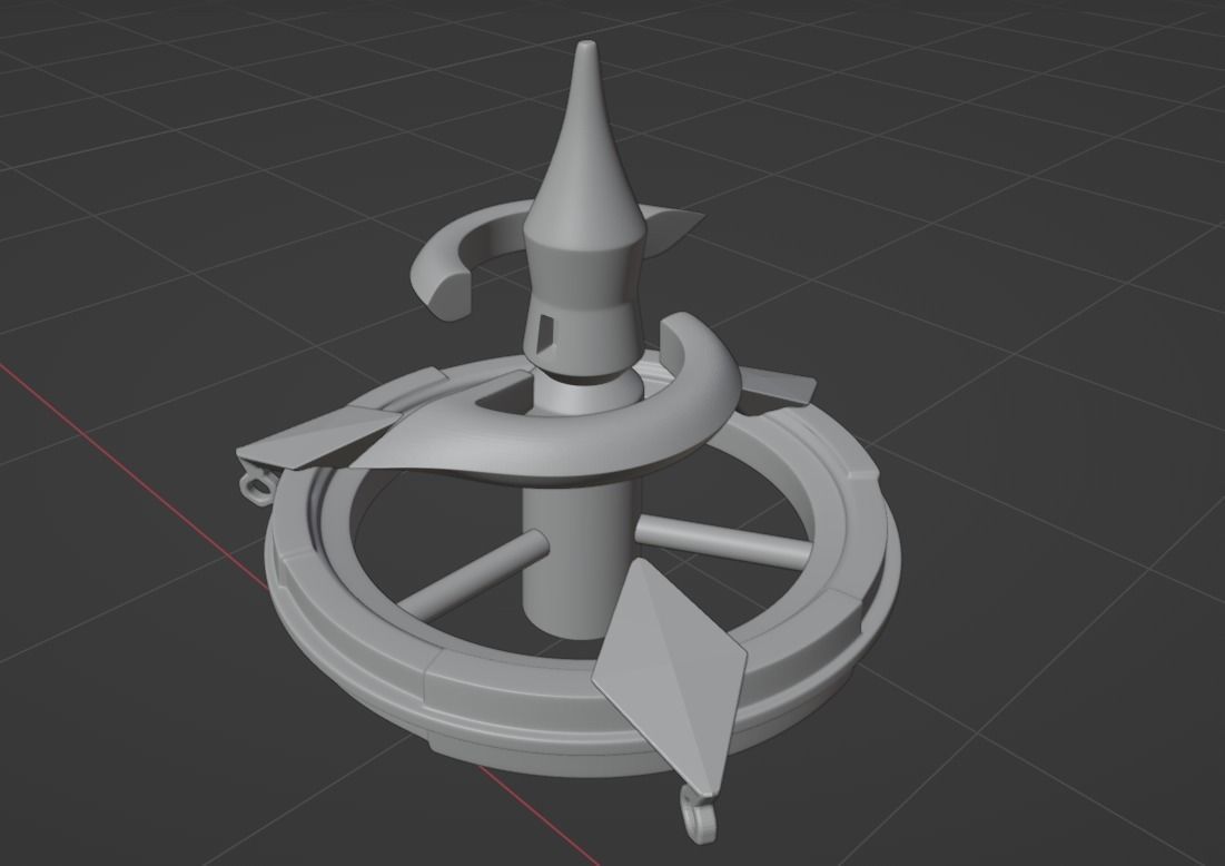 Yae Miko Weapon Genshin Impact Kaguras Verity 3D Print Ready 3D print model_6