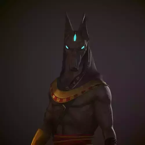 Anubis egyptian warrior