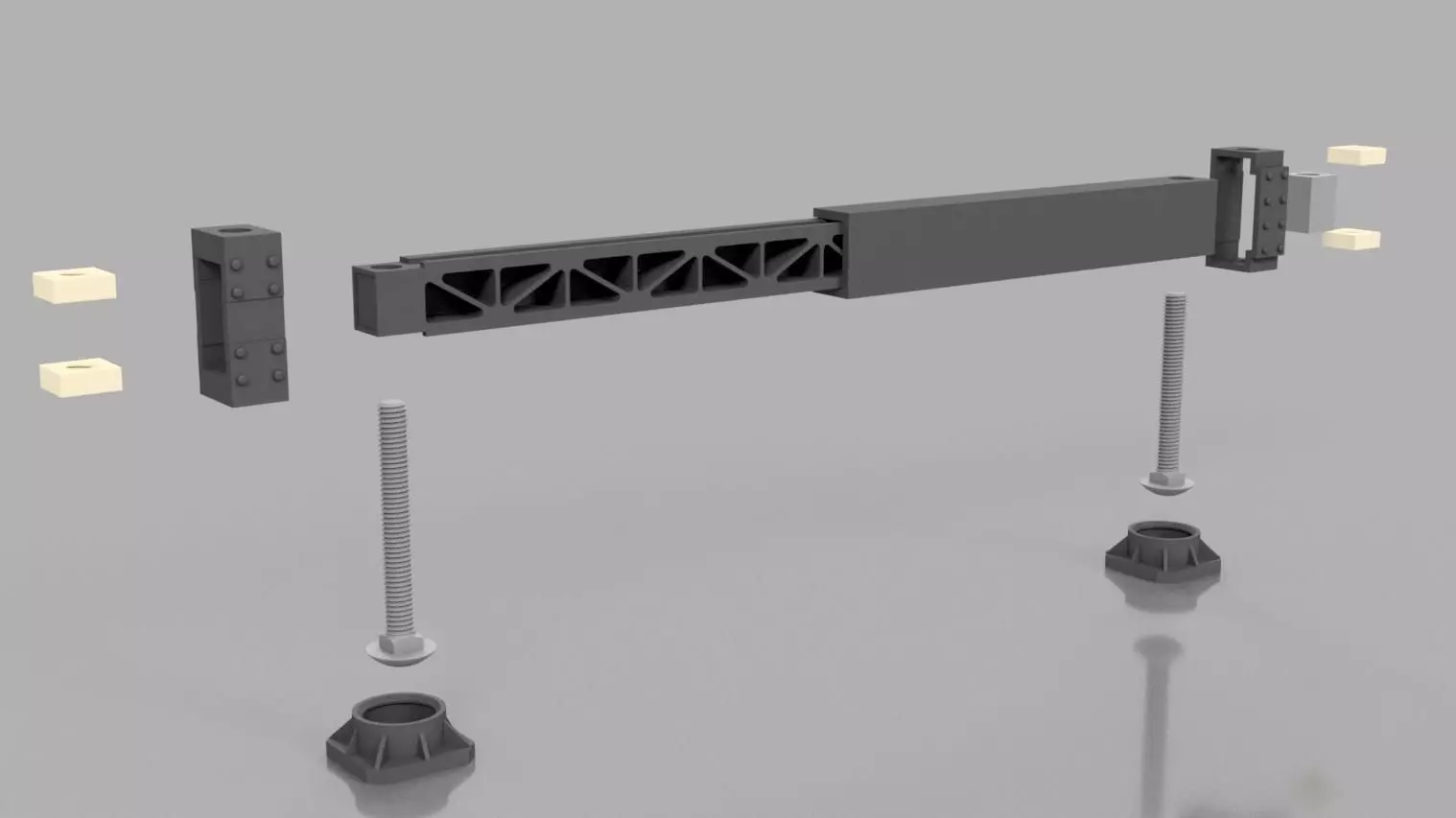 Lumar Powerhouse Tin Crane replacement outriggers 3D print model