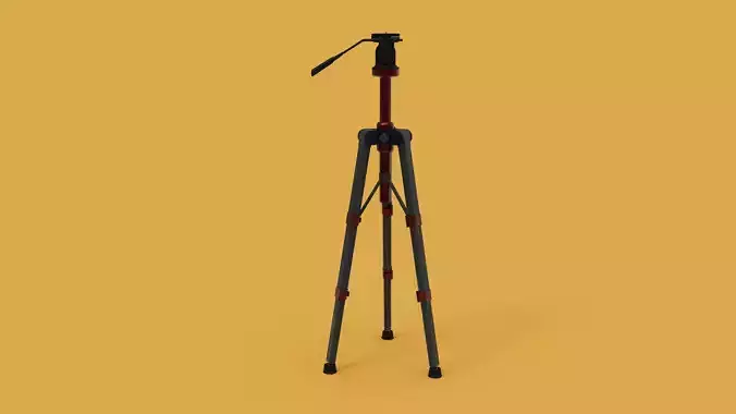 Camera Tripod 3D Model 3D model
