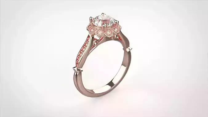 woman diamond ring R00232