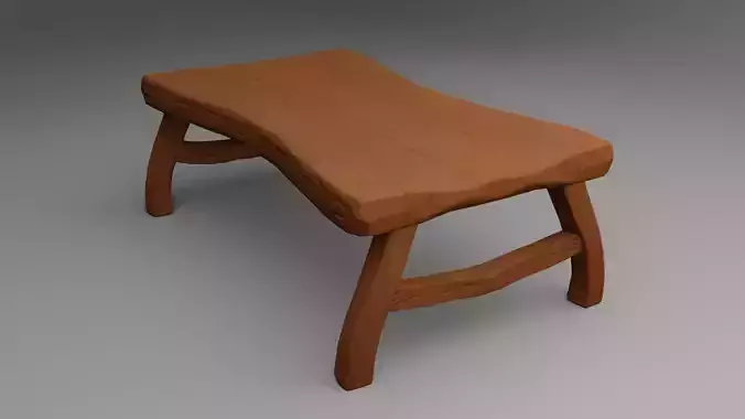 Wooden table from a tavern