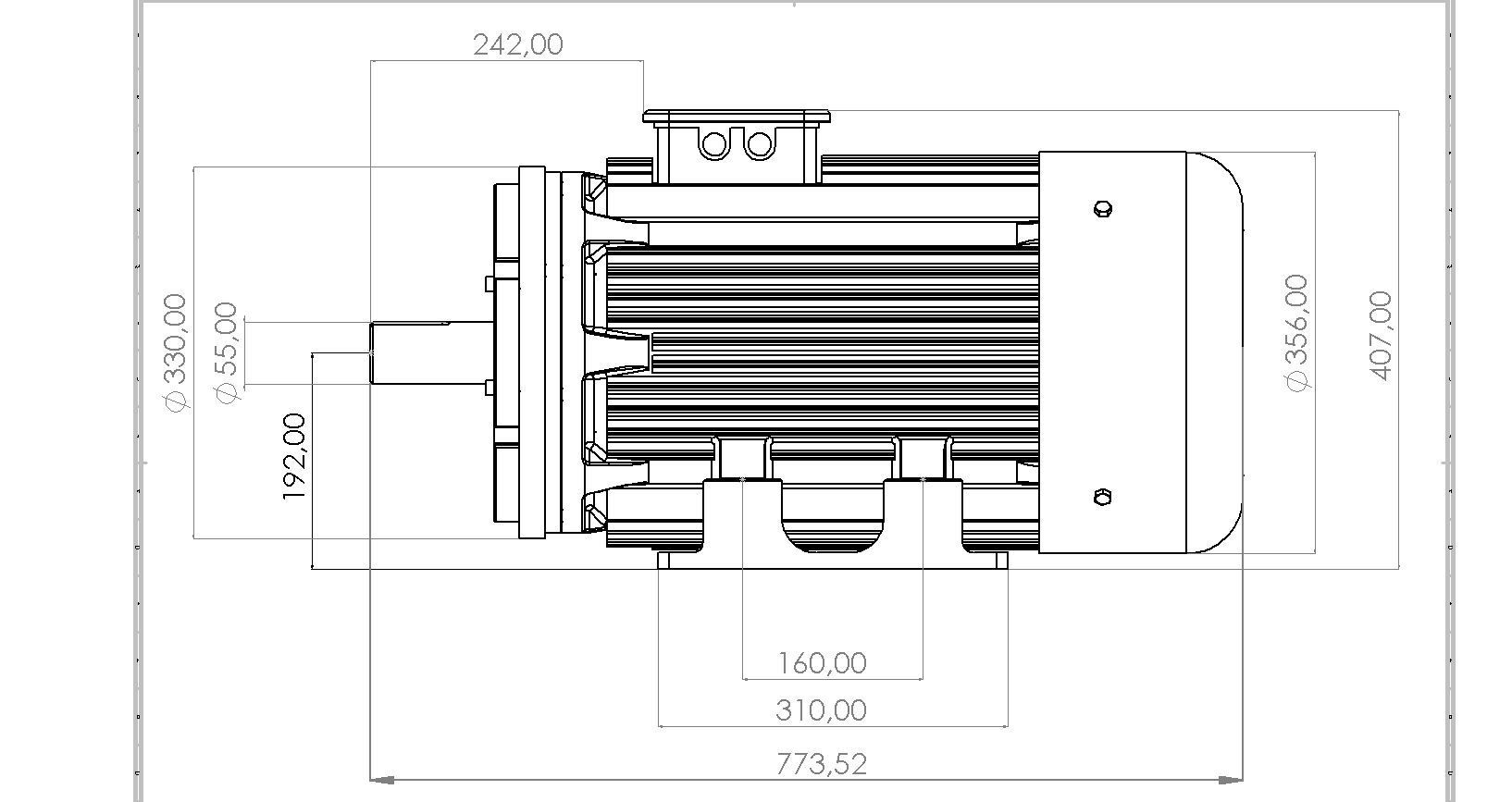 Electric Motor Low-poly 3D model_6