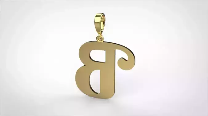 pendant alphabet berkshire B small 