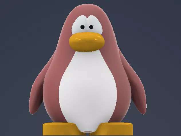 Club Penguin Printable Penguin 3D print model_0