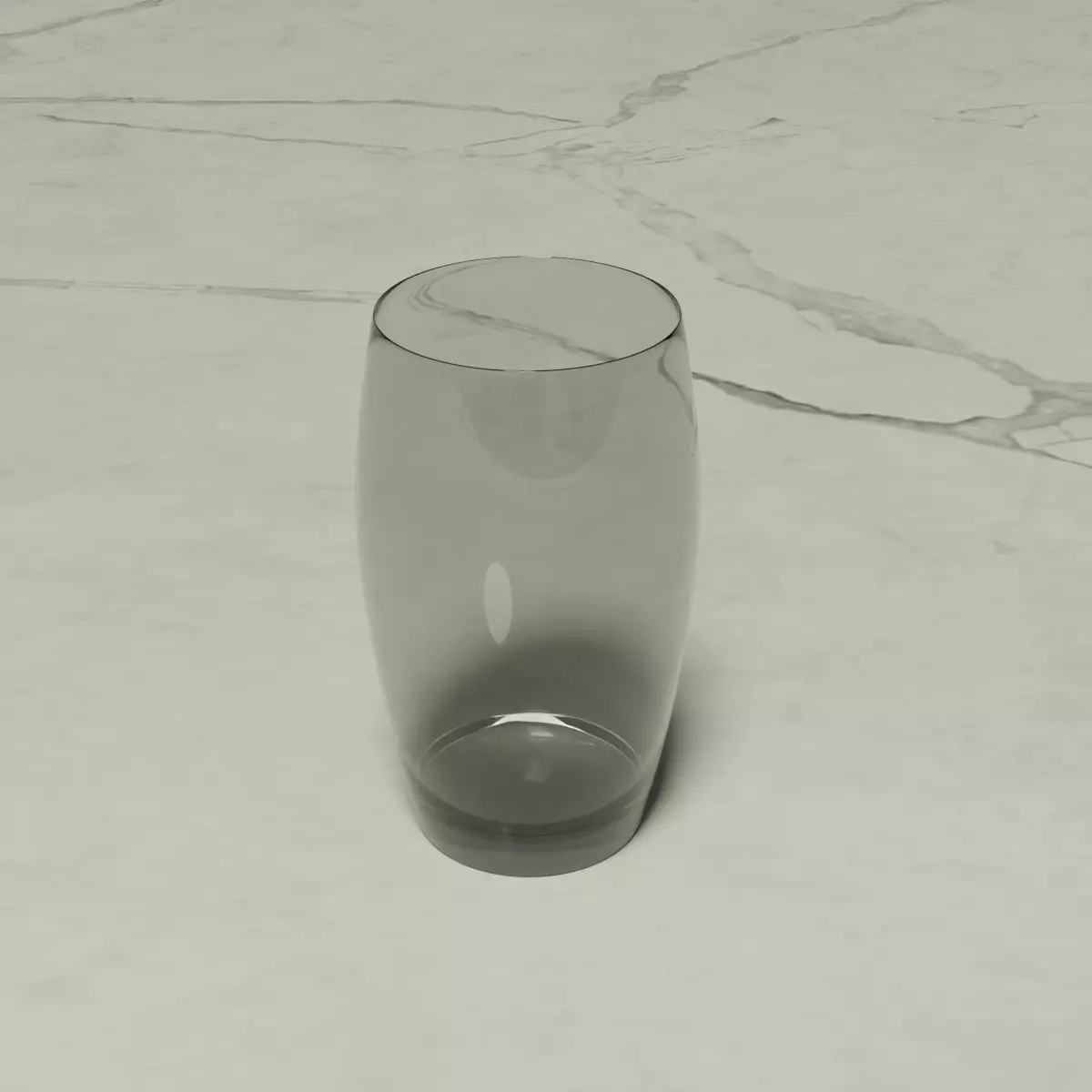 Water Glass 3D model_0