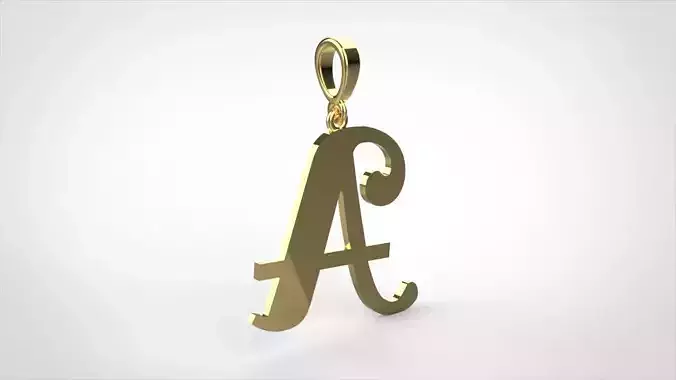 pendant alphabet berkshire A medium 