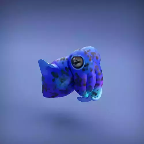 Bobtail Squid for 3D Printing