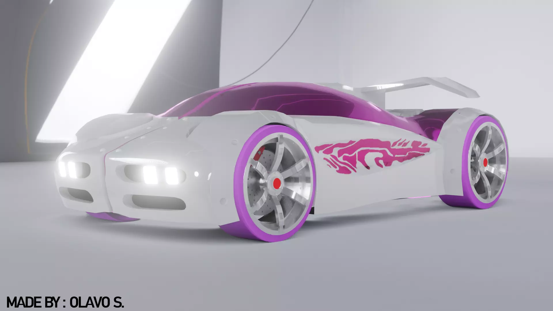 Hotwheels Iridium 3D model_0
