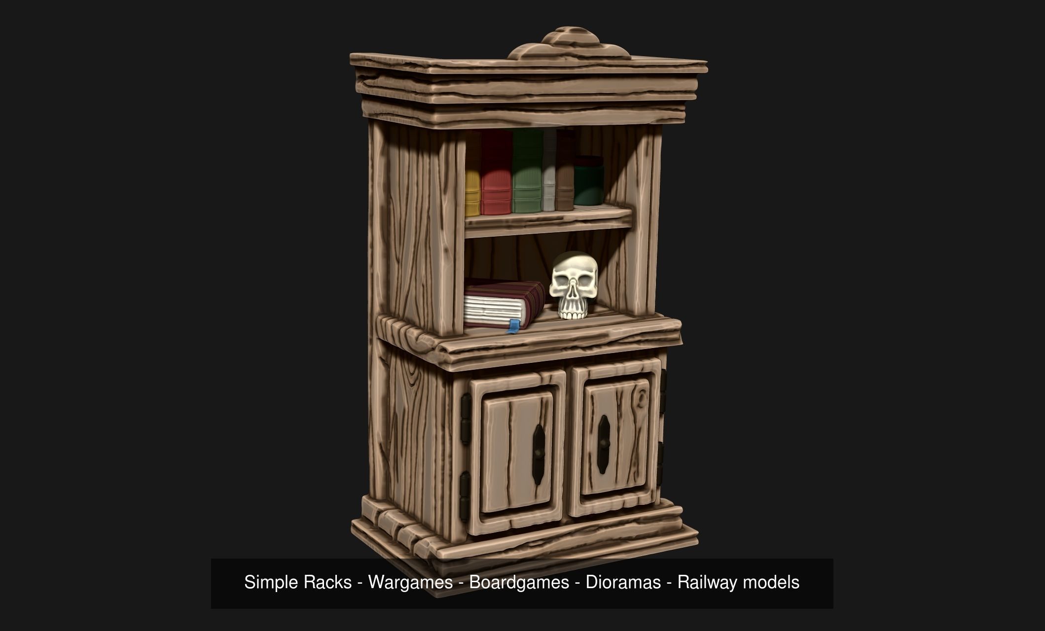 40 Dungeon Props -  Boardgames - Wargames - Dioramas 3D Model Collection_7