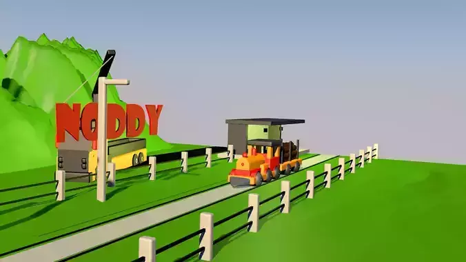 Cidade train 3D model