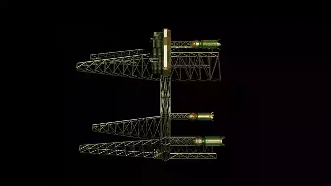 Saar Space Dock 3D model