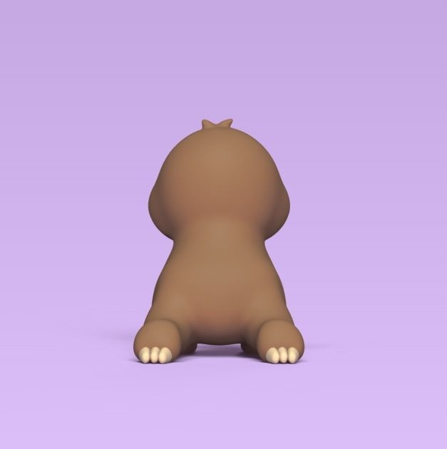 Happy Sloth 3D print model_3