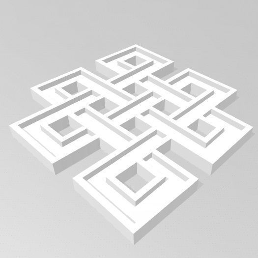 Nudo Mistico 3D print model_16